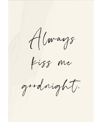 KISS ME GOODNIGHT BACKGROUND