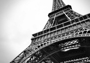 Черно-бели /монохромни/ EIFFEL TOWER