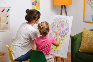 Постери за оцветяване A HUG OF HAPPINESS