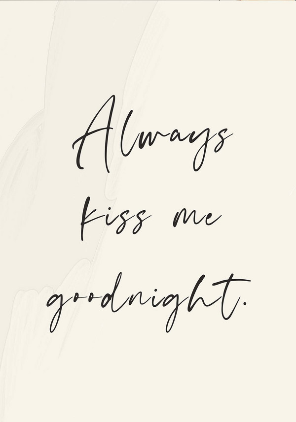 Романтика KISS ME GOODNIGHT BACKGROUND